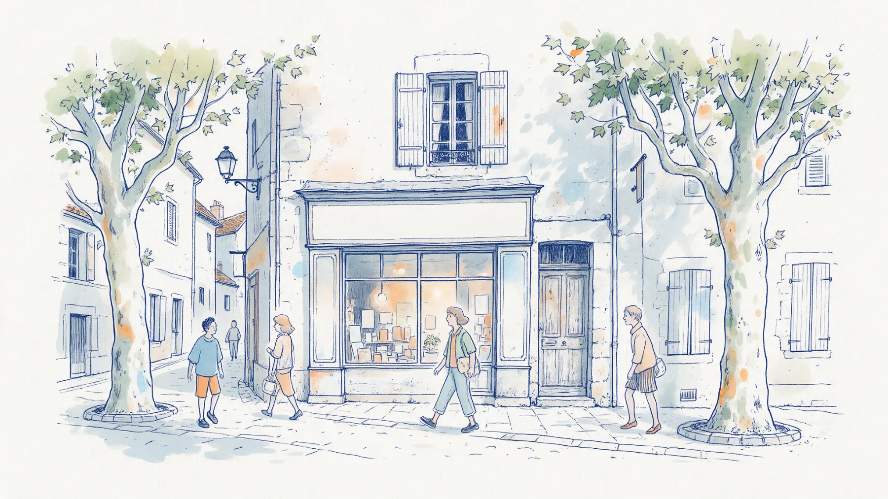 Illustration de la devanture du 11 rue de Metz à Saint-Pourçain-sur-Sioule, avec l'enseigne Secteur Immo